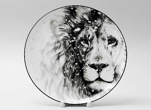 Decorative plate in a gift box Totem. Leo