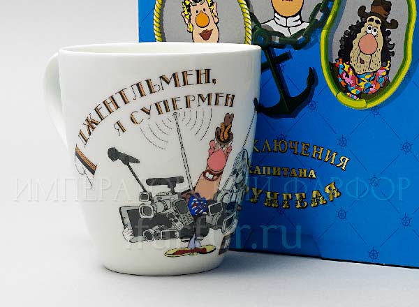 Mug in a gift box Vrungel. Im a gentleman Variations