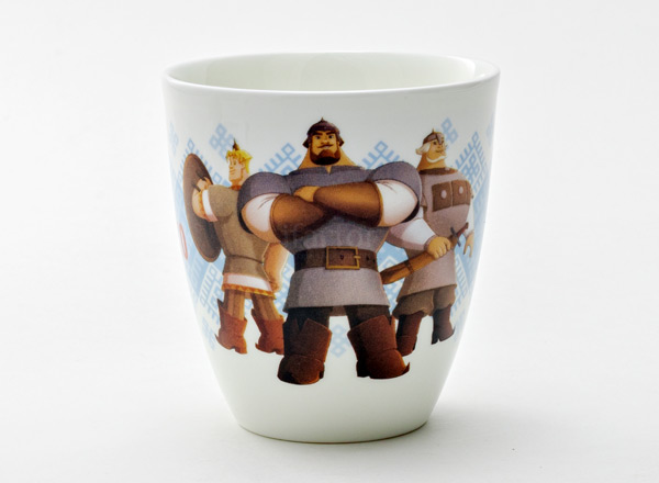 Mug in a gift box Three heroes. Only tea Variations