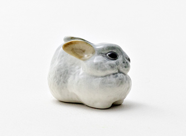 Sculpture Rabbit Gray