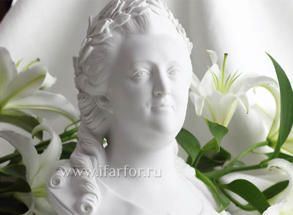 Sculpture Catherine II without painting