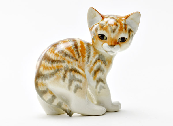 Sculpture Cat Redhead