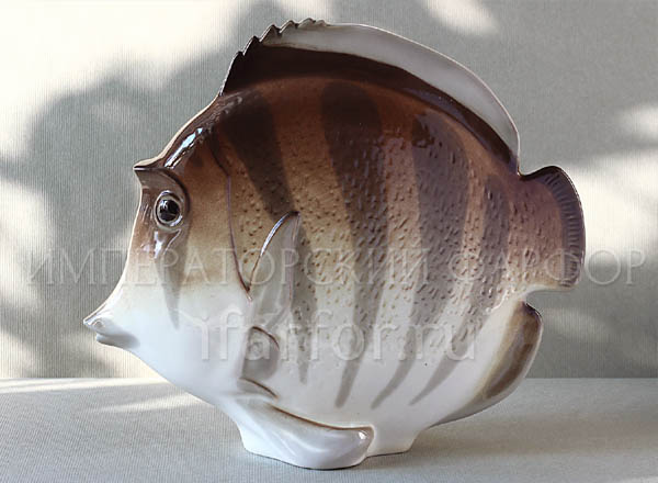 Sculpture Discus (big size) Brown