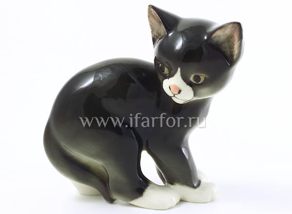 Sculpture Cat Black