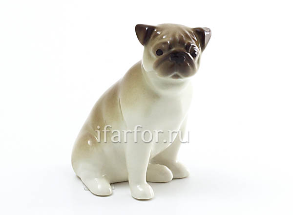 Sculpture Pug-dog Nicky