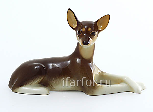 Sculpture Russian toy terrier Mio