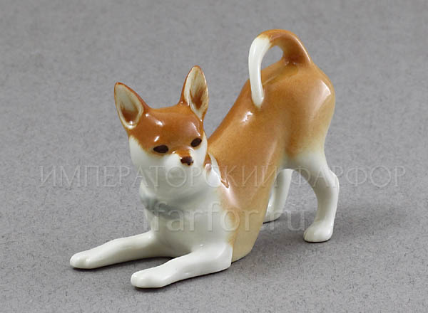 Sculpture Chihuahua Играющий Чара